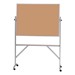 Double-Sided Corkboard w/ Aluminum Frame (4' W x 3' H)