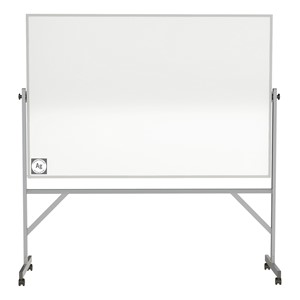 Reversible Magnetic Hygienic Porcelain Whiteboard w/ Aluminum Frame
