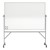 Reversible Magnetic Hygienic Porcelain Whiteboard w/ Aluminum Frame
