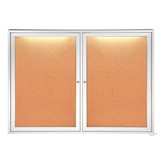 Concealed Lighting Enclosed Bulletin Board