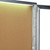 Concealed Lighting Enclosed Bulletin Board<br>Fluorescent lighting shown