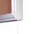 Concealed Lighting Enclosed Bulletin Board<br>Plug location shown
