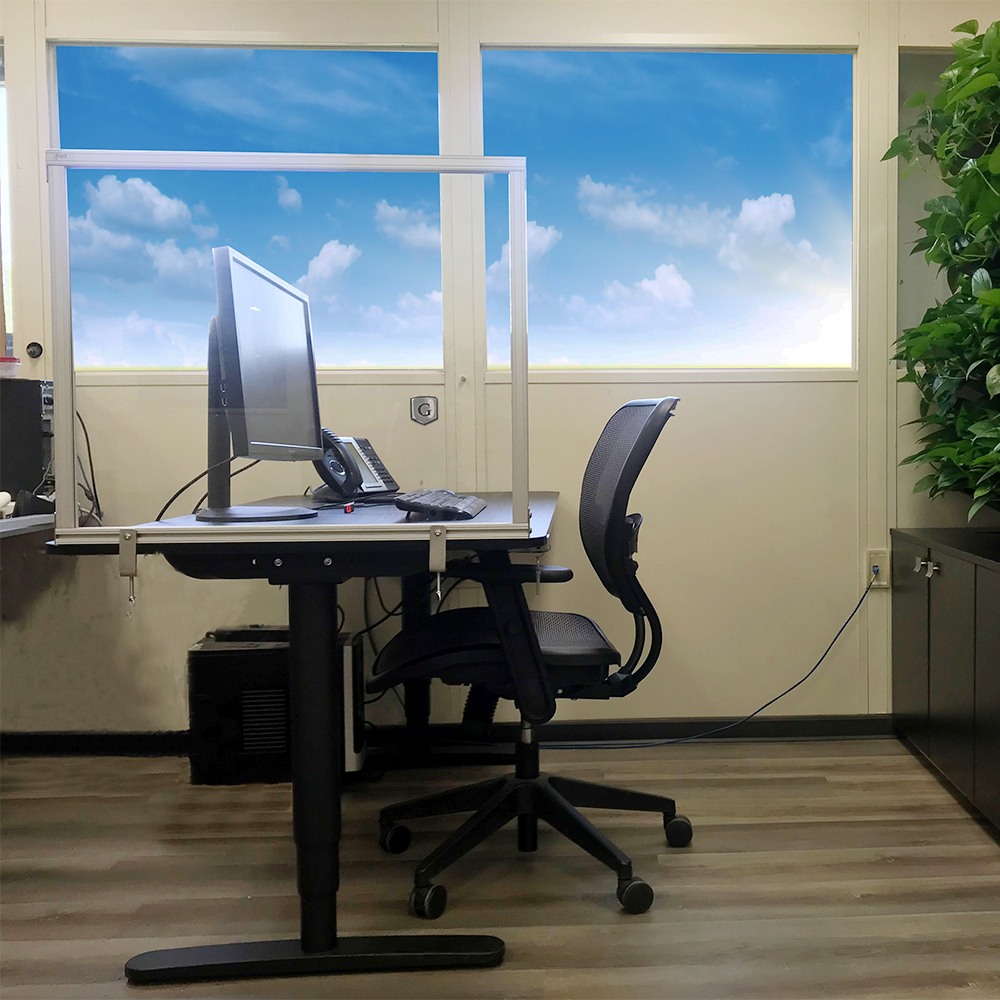 Attachable Desktop Protection Screen