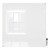 Harmony Colors Magnetic Glass Board w/ Radius Corners - White