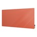 Harmony Colors Magnetic Glass Board w/ Radius Corners (6' W x 4' H) - Peach