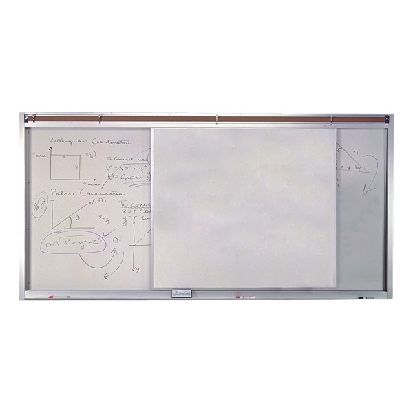 Duo Track Sliding Magnetic Markerboard