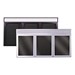 Letter Boards w/ Lighted Header & Three Doors