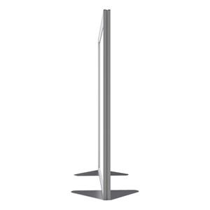 Floor Partition w/ Aluminum Frame - Full Porcelain Panel Infill (54" H)
