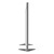 Floor Partition w/ Aluminum Frame - Full Porcelain Panel Infill (54" H)