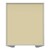 Floor Partition w/ Aluminum Frame - Full Carmel Vinyl Panel Infill 54" H