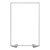 Floor Partition w/ Aluminum Frame - Full Clear Acrylic Panel Infill (72" H)