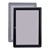 Ovation Radius Enclosed Fabric Tackboard w/ One Door