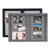 Ovation Radius Enclosed Fabric Tackboard w/ Two Doors
