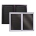Outdoor/Indoor Enclosed Letter Board w/ Two Doors