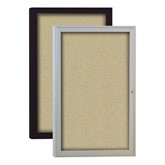 Outdoor/Indoor Enclosed Vinyl Tackboard w/ One Door 