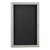 Indoor Enclosed Letter Board w/ One Door & Satin Aluminum Frame