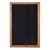 Enclosed Rubber-Tak Tackboard w/ One Door & Walnut Frame