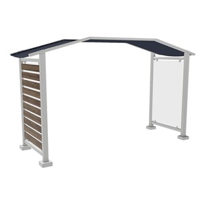 Preserve Outdoor Message Board - Canopy w/ Awning & Slats