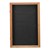 Indoor Enclosed Letter Board w/ One Door & Oak Finish Frame