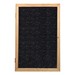 Enclosed Rubber-Tak Tackboard w/ One Door & Oak Frame