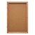 Enclosed Bulletin Board w/ One Door & Solid Oak Frame