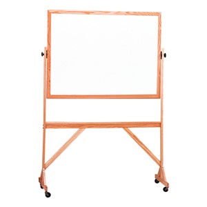 Double-Sided Markerboard w/ Wood Frame