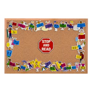 Traditional Natural Cork Board w/ Wood Frame
