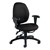 Malaga Desk Chair - Low Back - Sprinkle-Black