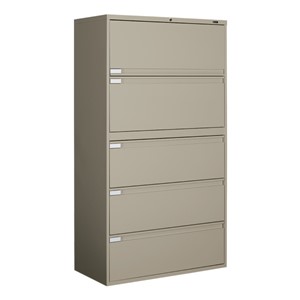 Lateral File Cabinet w/ Five Drawers