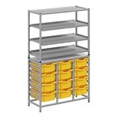 Dynamis Combo Cart w/ 12 Deep Trays