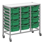 Dynamis Triple Cart w/ Deep Trays