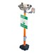 Eye Wash Pedestal w/ Stainless Steel Bowl