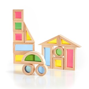 Jr. Rainbow Blocks - 20 Pieces