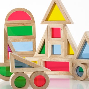 Jr. Rainbow Blocks - 20 Pieces