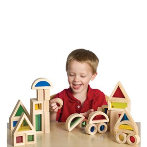 Jr. Rainbow Blocks - 40 Pieces