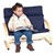 Kiddie Rocker Couch - 10" Seat Height - Blue