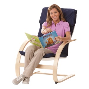 Teacher's Arm Chair - 16 1/2" Seat Height - Blue
