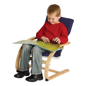 Kiddie Arm Chair - 10" Seat Height - Blue