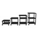 Adjustable-Height Tuffy Cart w/ Black Shelves