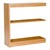 Mohawk Series Single-Sided Wooden Book Shelving - Adder Unit<br>Shown in 30" H