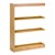 Mohawk Series Single-Sided Wooden Book Shelving - Adder Unit<br>Shown in 42" H