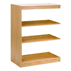 Mohawk Series Double-Sided Wooden Book Shelving - Adder Unit