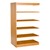 Mohawk Series Double-Sided Wooden Book Shelving - Adder Unit<br>Shown in 60" H