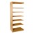 Mohawk Series Double-Sided Wooden Book Shelving - Adder Unit