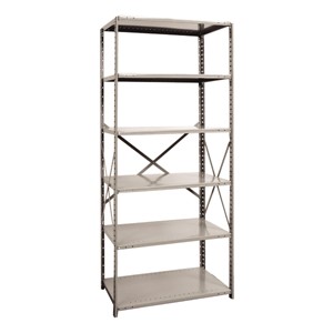 Extra Heavy-Duty Open Shelving Starter Unit w/ 6 Shelves
