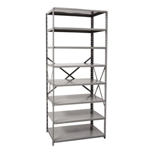 Heavy-Duty Open Shelving Starter Unit w/ 8 Shelves