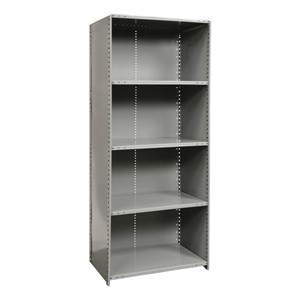 Extra Heavy-Duty Closed Shelving Starter Unit w/ 5 Shelves