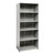 Heavy-Duty Closed Shelving Starter Unit w/ 6 Shelves