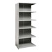 Heavy-Duty Closed Shelving Adder Unit w/ 6 Shelves