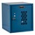 Cubix Modular Locker w/ Ventilated Door - Finger Pull Handle - shown in marine blue